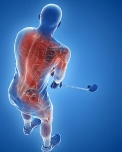 Routine Schlagbewegung