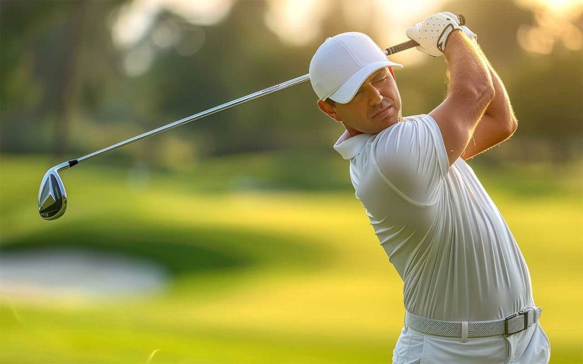 Arme beim Golfschwung