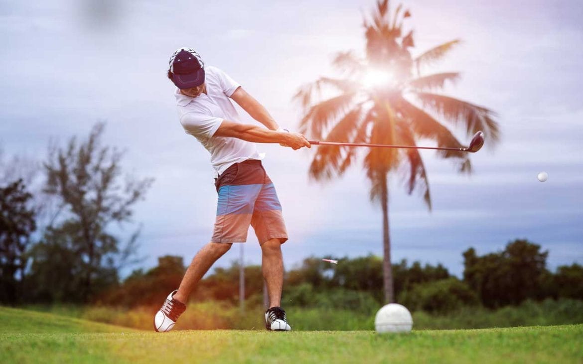 Training des Golfschwungs