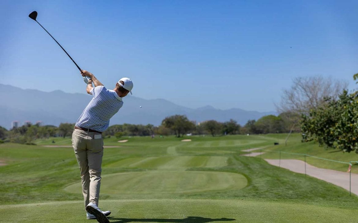 erfolgreichen Golfschwung