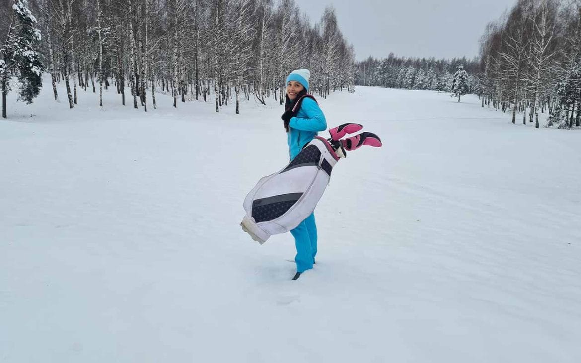 Ausrüstung für Golf im Winter