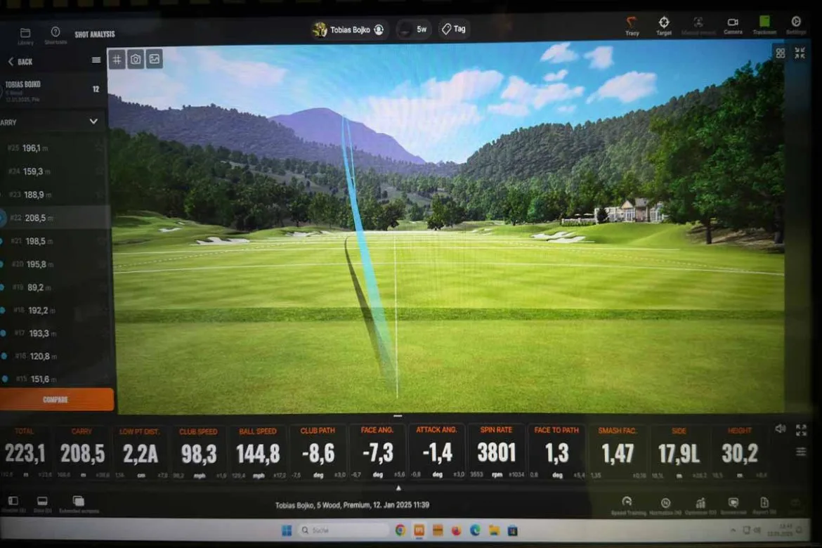 TrackMan oder Foresight GCQuad – Was passt zu dir? 4 TrackMan-Daten