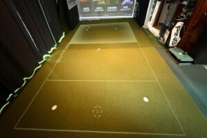 Golf Putting Green mit Löchern - Puttview Game